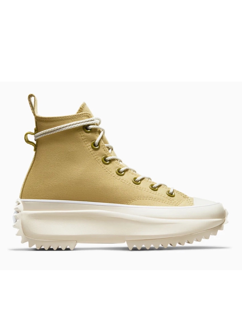 Converse Run Star Hike Platform Sneakers A06091C Toad/Dark Moss/Natural Ivory - Picture 4 of 14